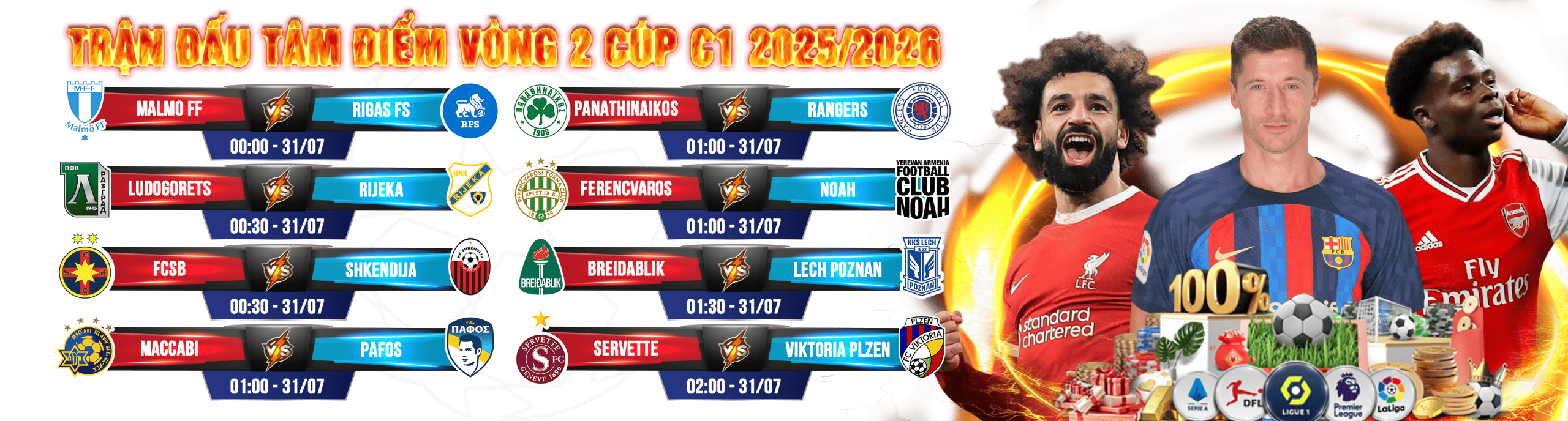 Theo dõi trận đấu tâm điểm vòng 2 cúp c1